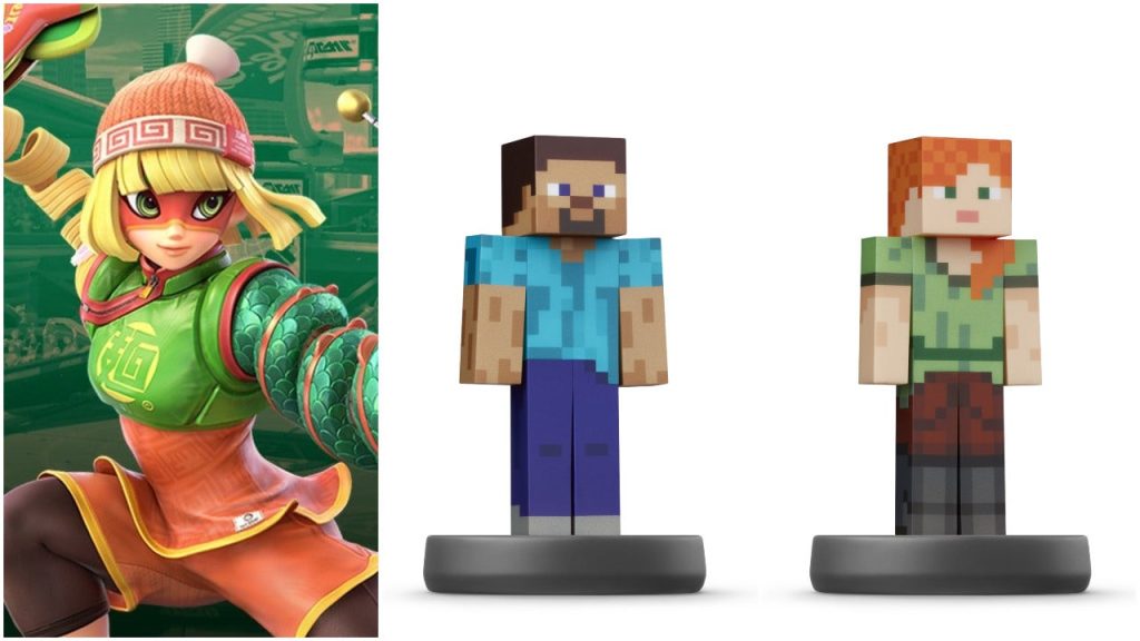 الإعلان عن تاريخ إصدار Minecraft Super Smash Bros. Ultimate amio ، تأخر Minecraft Steve و Alex amiibo