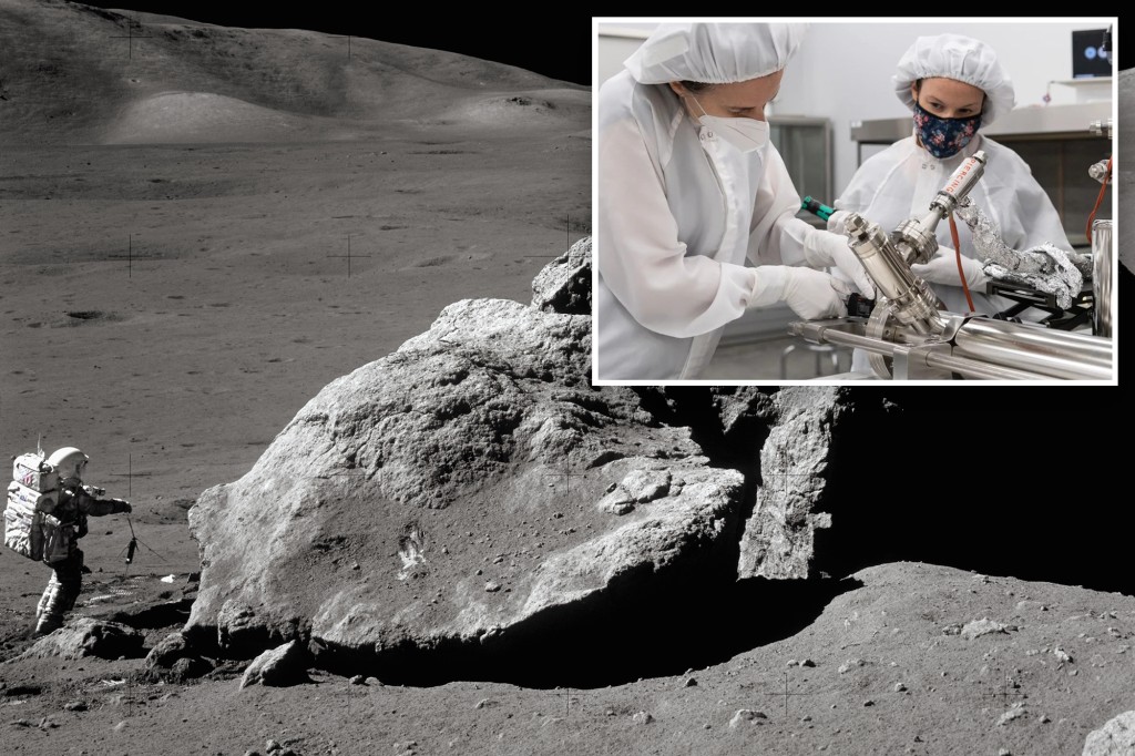 جمعت عينة القمر الافتتاحي لوكالة ناسا منذ ما يقرب من 50 عامًا
