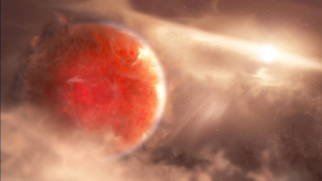 اكتشف هابل كوكبًا ضخمًا - 9 أضعاف حجم كوكب المشتري - يتشكل من خلال عملية عنيفة