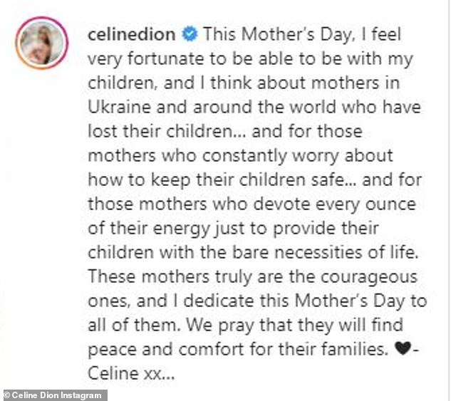 الحب: شاركت سيلين بعض الكلمات المؤثرة إلى جانب صورة أولادها المحبوبين