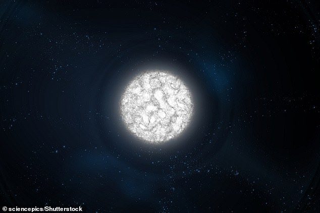 الأقزام البيضاء هي بقايا كثيفة بشكل لا يصدق لنجوم بحجم الشمس بعد استنفاد وقودها النووي ، وتقلص إلى حجم الأرض تقريبًا (انطباع الفنان)