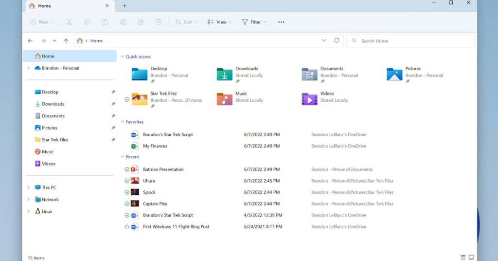 تقترب علامات تبويب مستكشف الملفات الجديدة في Windows 11 من الإصدار