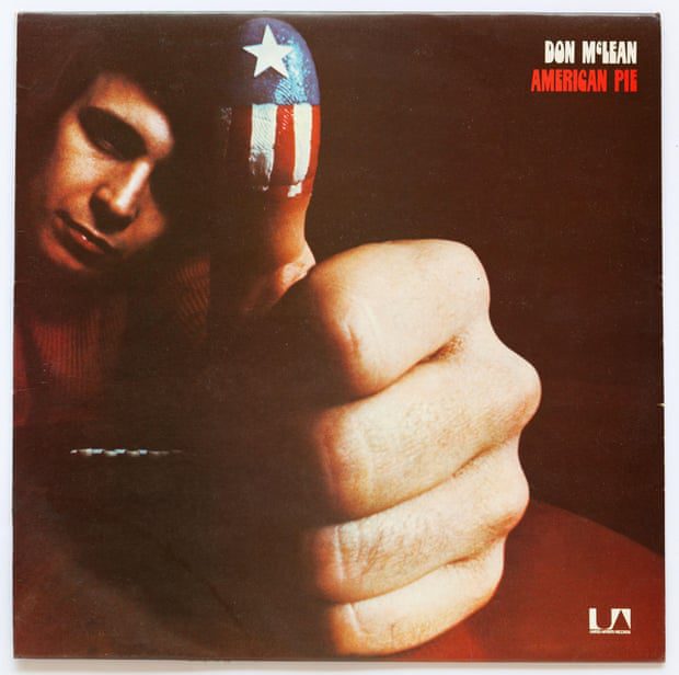غلاف ألبوم American Pie ، 1971 بقلم Don McLean on United Artists - الاستخدام الافتتاحي only2AKEF7K غلاف American Pie ، ألبوم 1971 بقلم Don McLean on United Artists - الاستخدام التحريري فقط