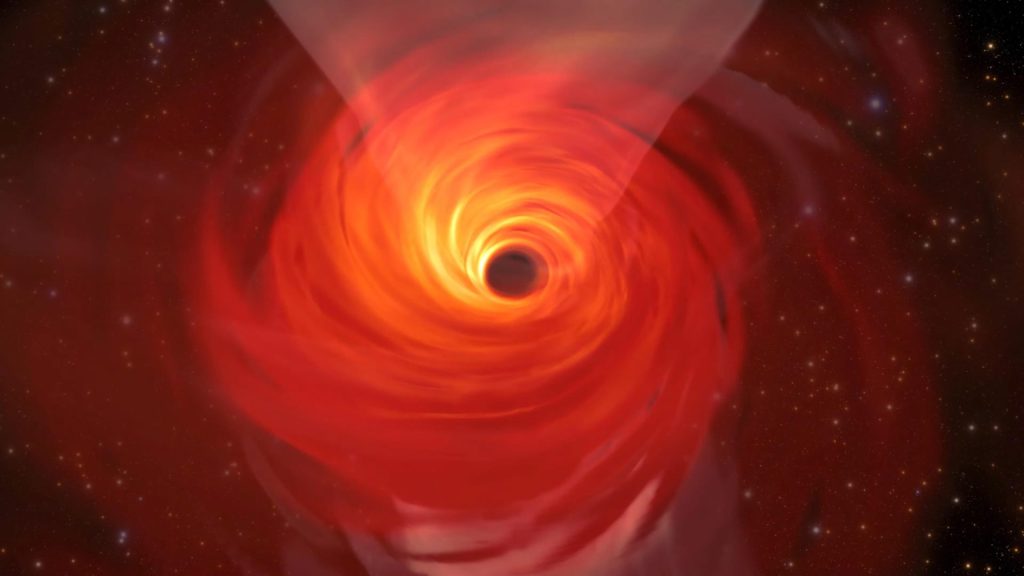 رصدت فقاعة الغاز الساخن "المذهلة" انزلاقًا حول الثقب الأسود الهائل في مجرة ​​درب التبانة