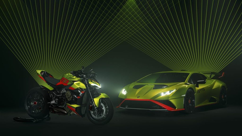تعاونت Ducati و Lamborghini على سيارة Streetfighter V4 بقيمة 68000 دولار