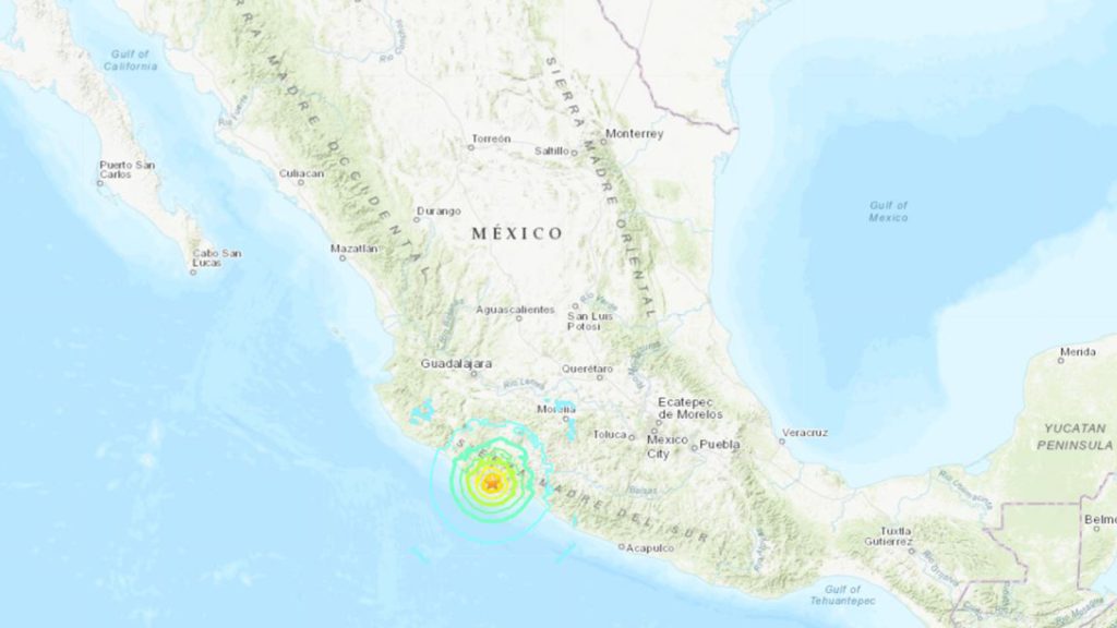 زلزال المكسيك: زلزال بقوة 6.8 درجة يضرب المكسيك ومقتل شخص