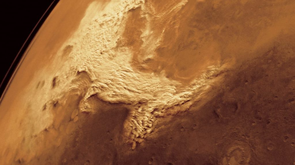 اكتشف مسبار المريخ شيئًا غريبًا أثناء عاصفة ترابية