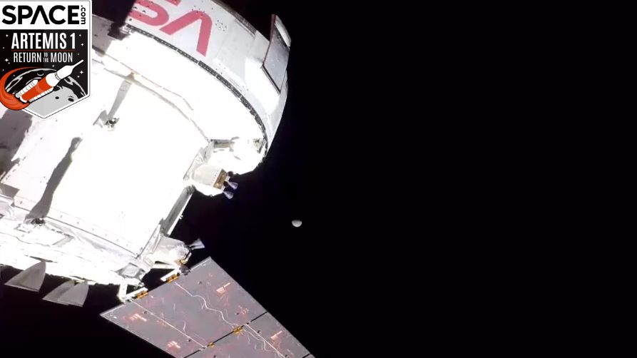 المركبة الفضائية Artemis 1 Orion ترى القمر لأول مرة بالفيديو