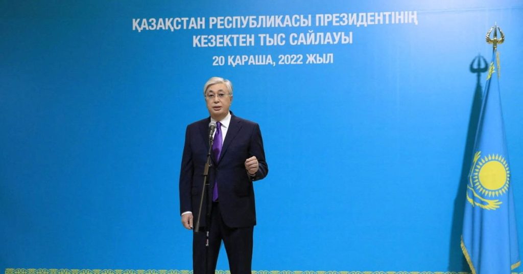 تظهر استطلاعات الرأي أن الزعيم الكازاخستاني يتجه نحو فوز كبير في الانتخابات