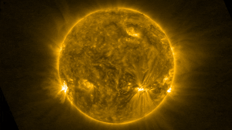 شاهد ثعبانًا شمسيًا ينزلق عبر سطح الشمس - بسرعة 380،000 ميل في الساعة
