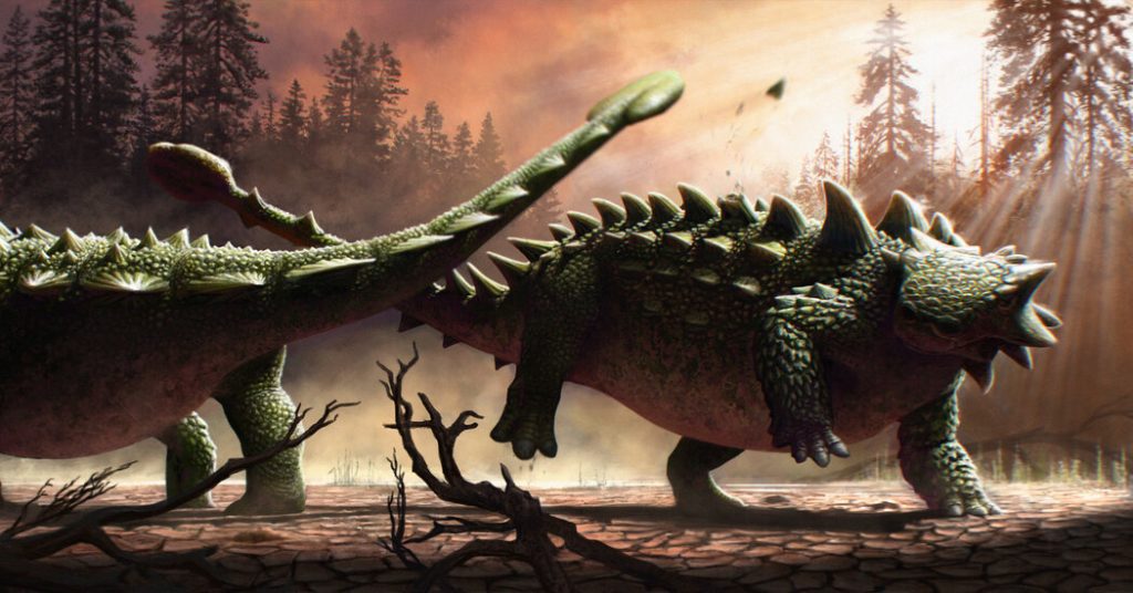 لم يكن نادي ذيل Ankylosaur يتأرجح فقط في T. Rex